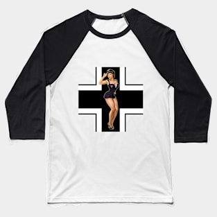 German Pin Up 2 Baseball T-Shirt